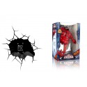 Marvel Candeeiro de parede 3D LED Mão Spider-Man