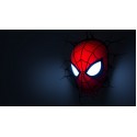 Marvel Candeeiro de parede 3D LED Máscara Spider-Man