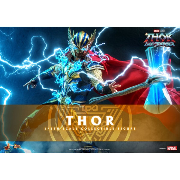 Thor: Love and Thunder MMS Figura Articulada 1/6 Thor (Deluxe Version)