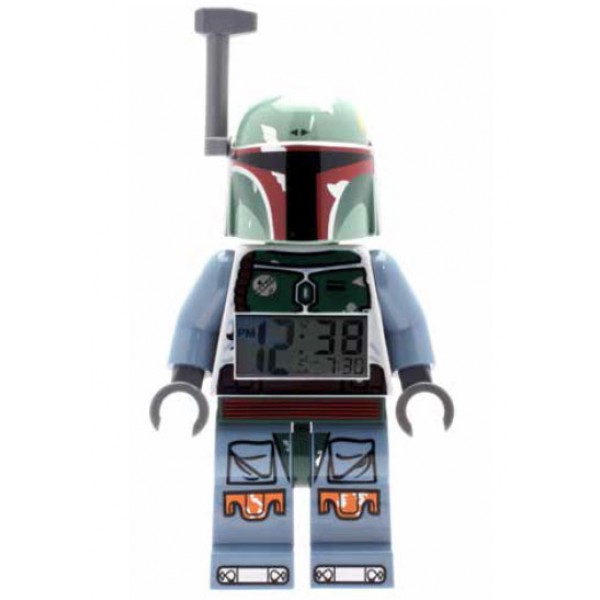 Star Wars Lego Relógio Despertador Boba Fett