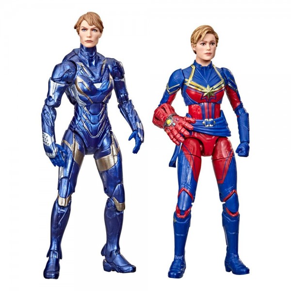Marvel: The Infinity Saga Legends Series Figuras Articuladas 2-Pack Captain Marvel & Rescue Armor (Avengers: Endgame)