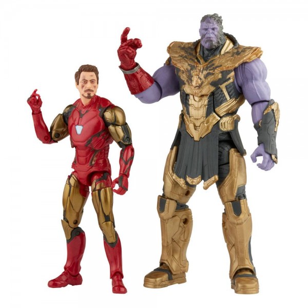Marvel: The Infinity Saga Legends Series Figuras Articuladas 2-Pack Iron Man & Thanos (Avengers: Endgame)
