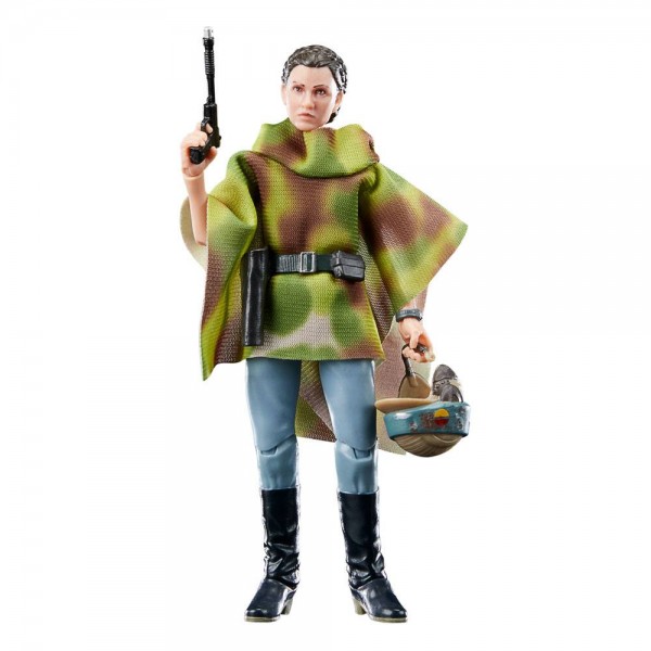 Star Wars 40th Anniversary Black Series Figura Articulada Princess Leia (Endor)