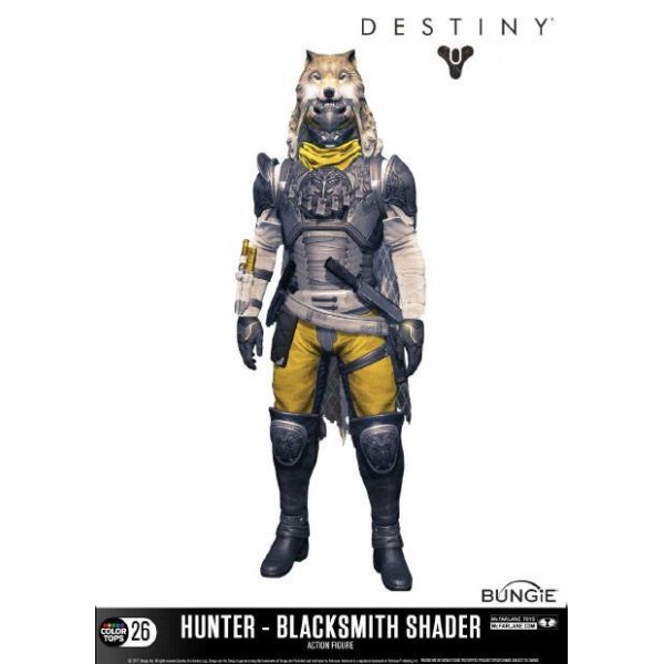 Destiny Color Tops Figura Articulada Hunter (Blacksmith Shader)