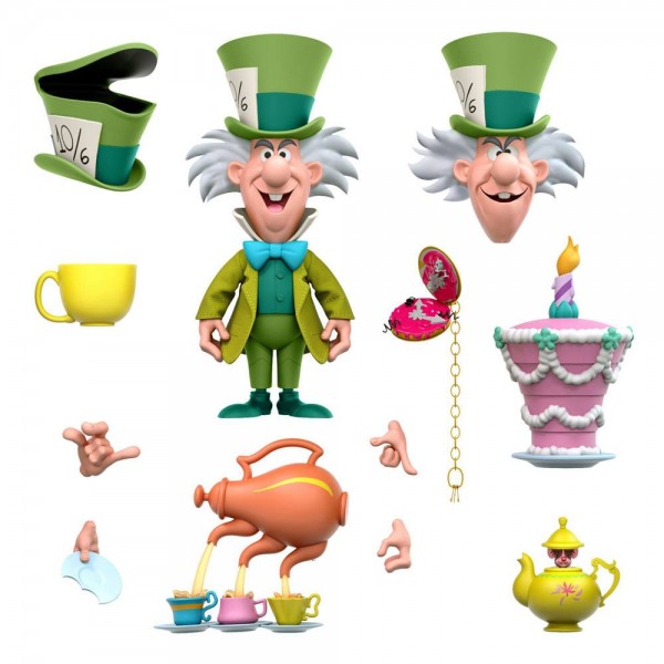 Alice in Wonderland Disney Ultimates Figura Articulada Mad Hatter